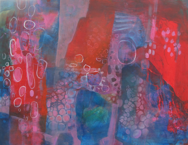 It Feels Like Love, Acrylic on Birch Panel, 22' x 28'